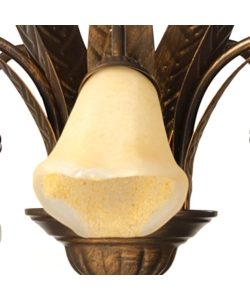 LAMPADARIO 5 LUCI ONLI "ALGA" BRONZO E14